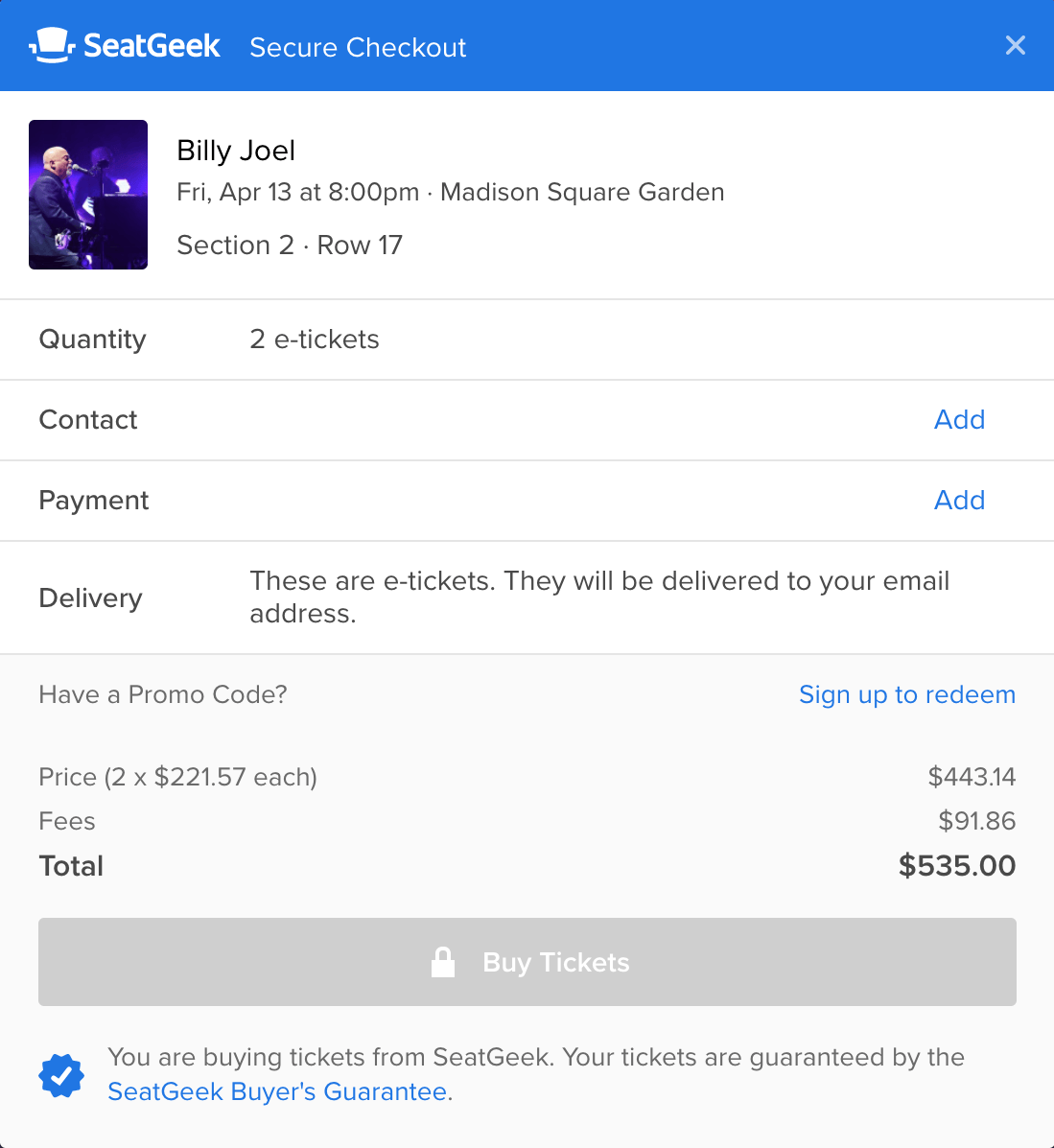 StubHub Truth In Advertising