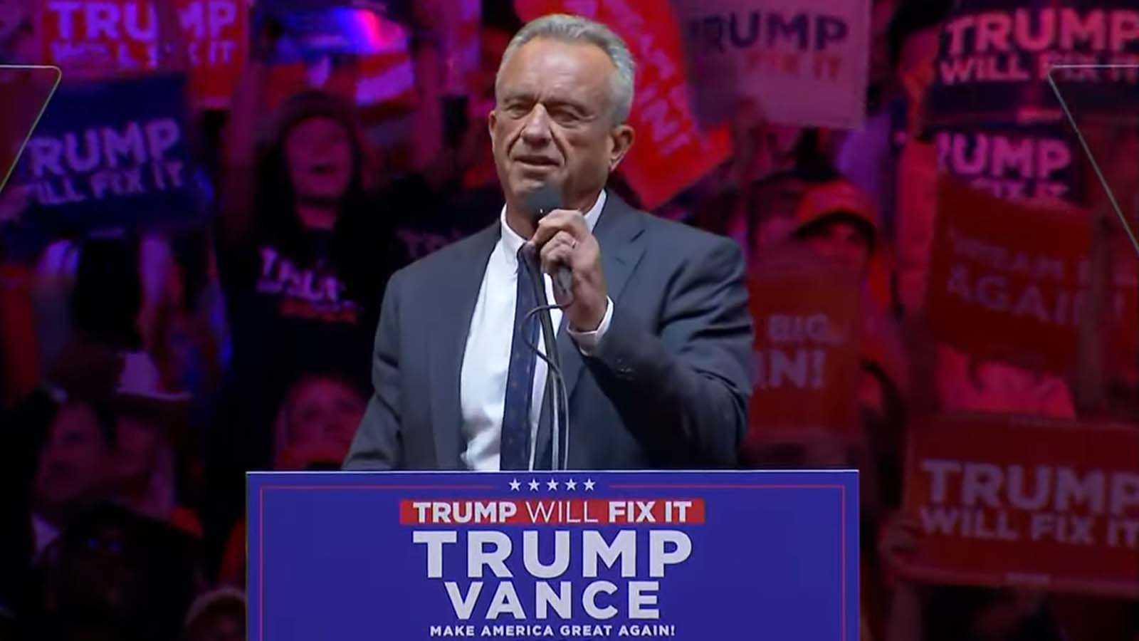 Robert Kennedy Jr. Electrifies NYC Crowd at Madison Square Garden