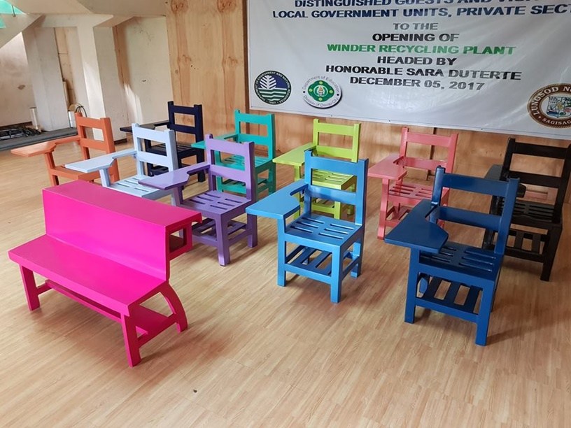 This Filipino Engineer Builds School Chairs From Recycled Plastics