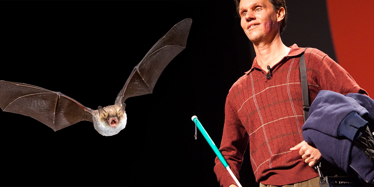 This Blind Man Uses Echolocation Like Bats Do To "See" The World Around Him