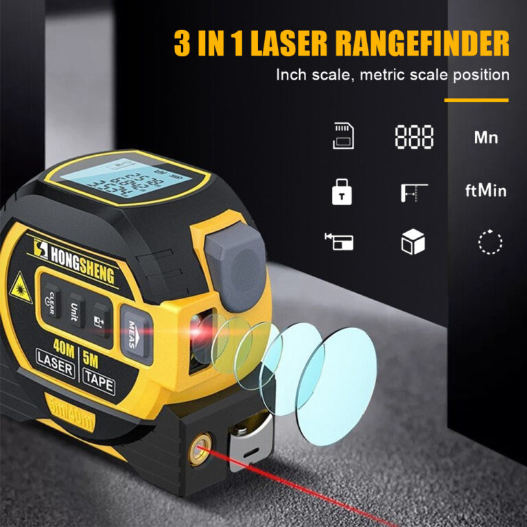 MeasurinSight 3 In1 Infrared Laser Tape Measuring TruTronica