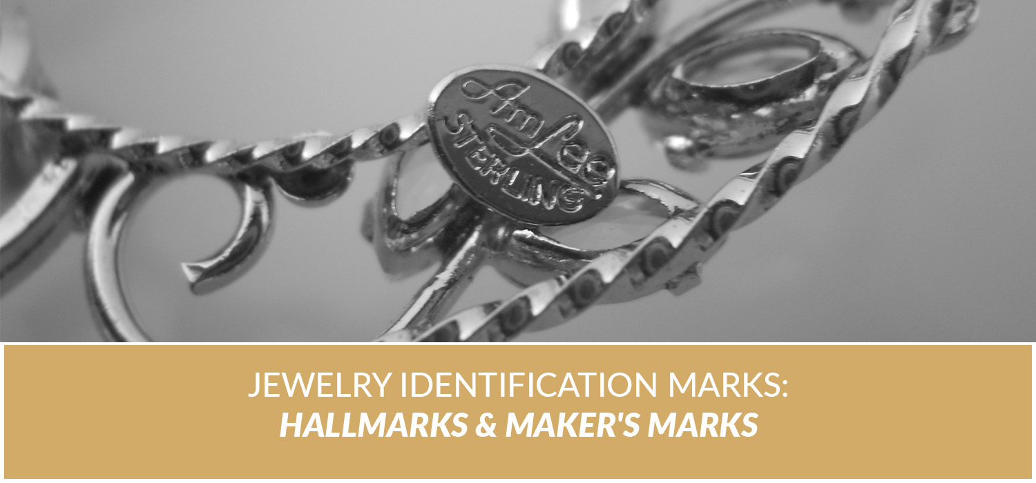 Jewelry Identification Marks Hallmarks & Maker's Marks