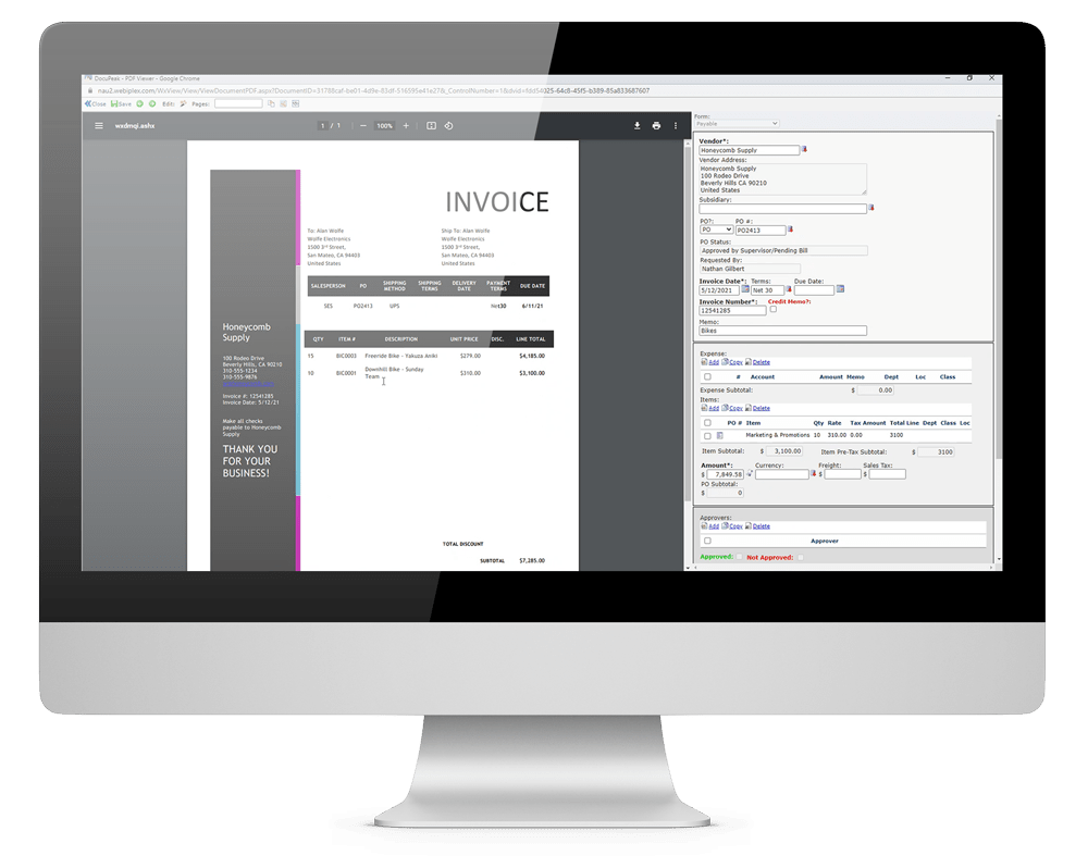 NetSuite Document Storage