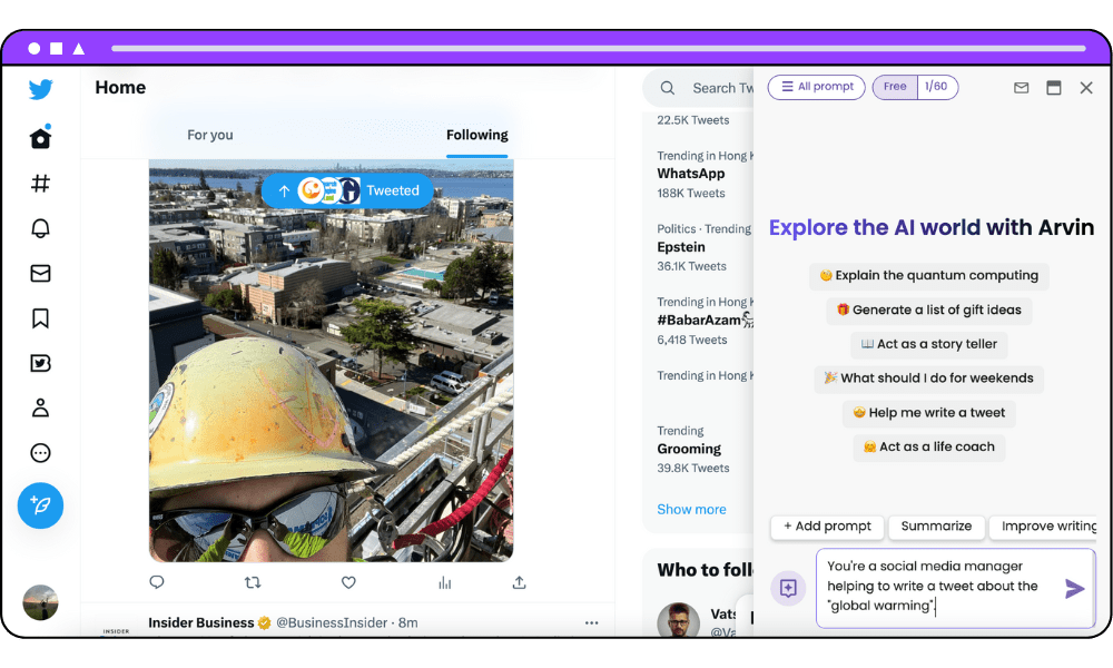 Arvin Your AI Writing Assistant & Best AI Content Generator