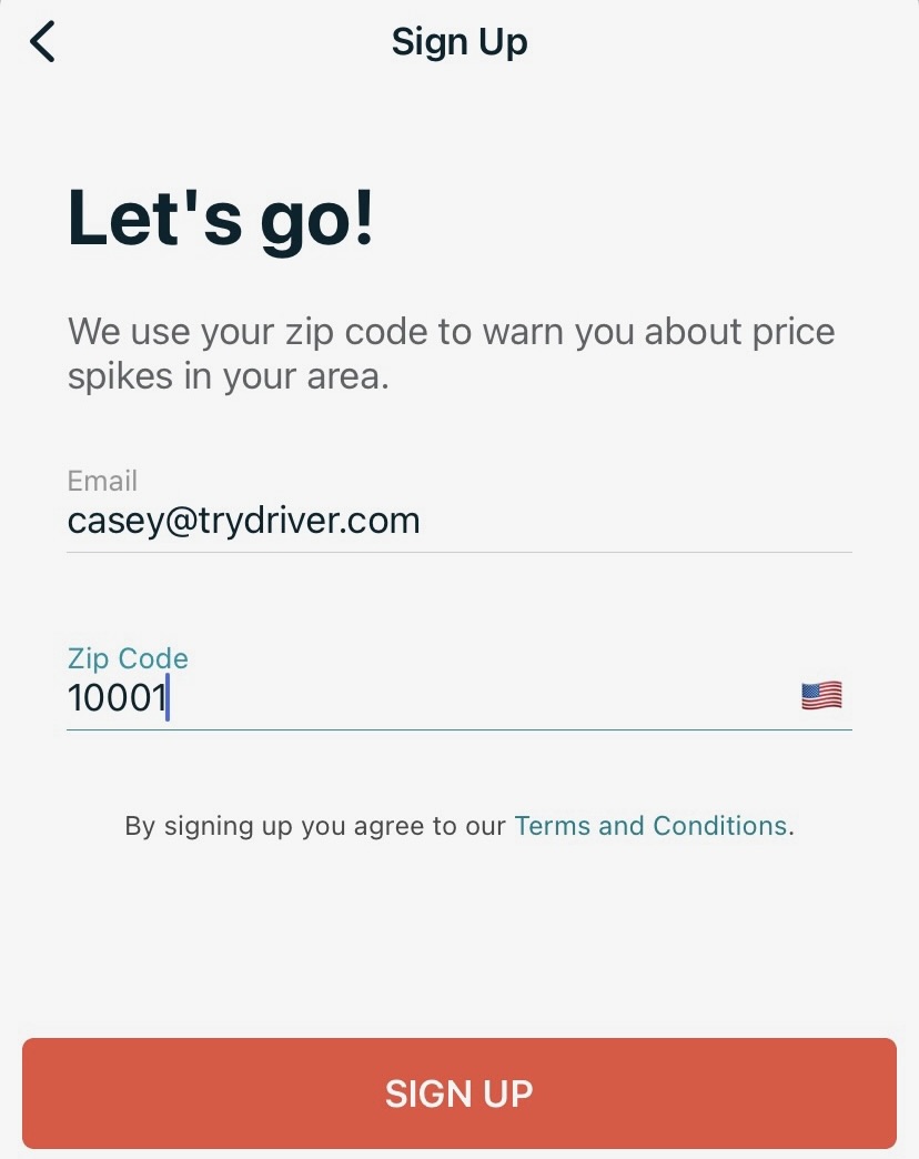 Linking your GasBuddy Account Driver Technologies