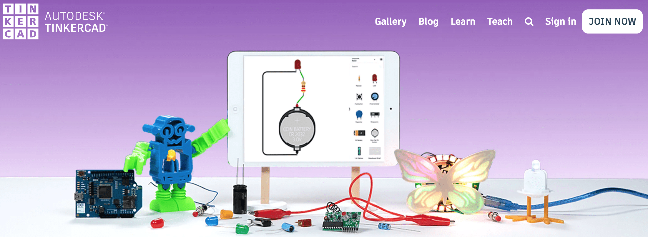 TinkerCAD Circuits Simulate Electronics Powered