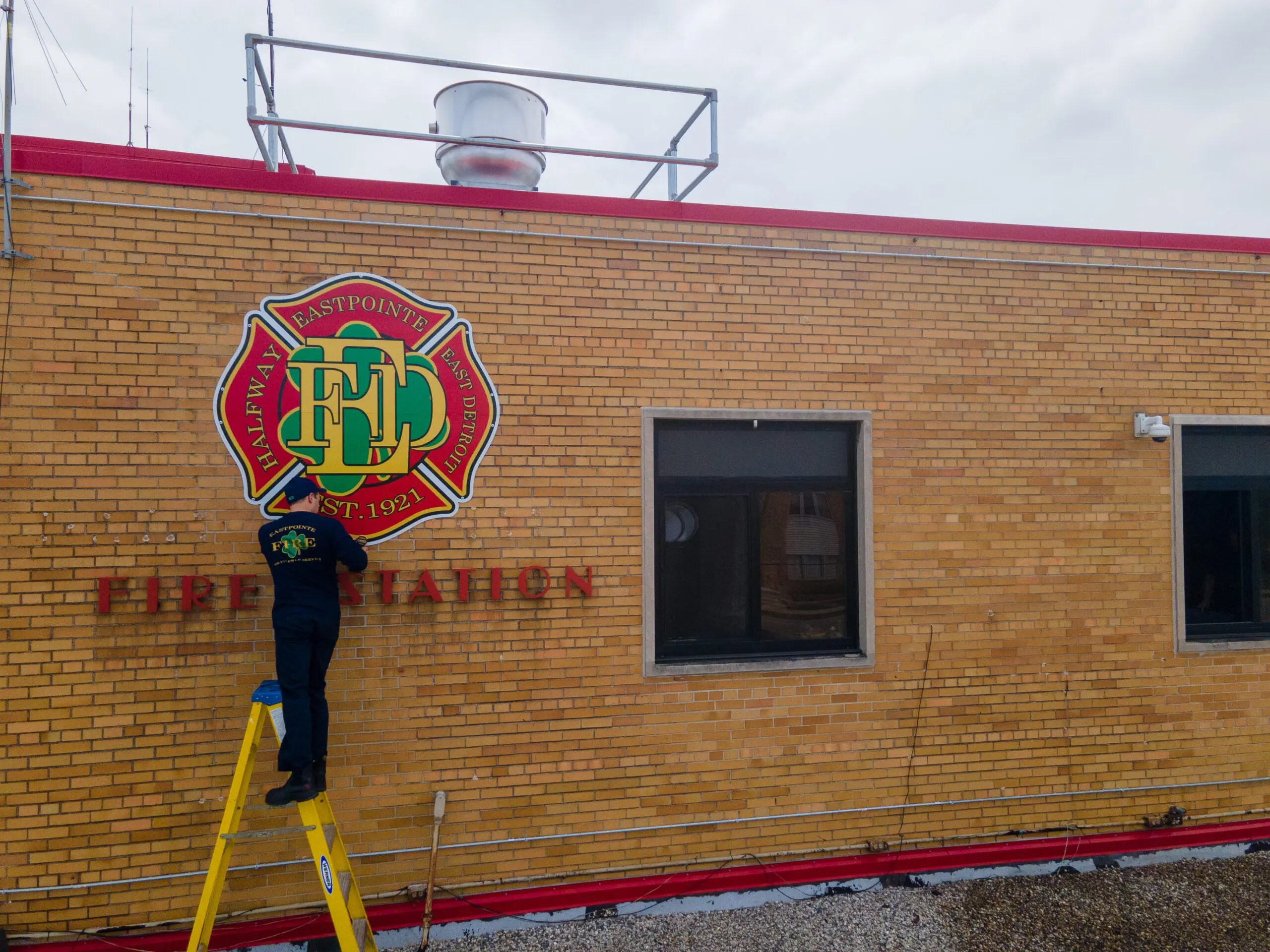 Eastpointe Fire Dept. Building Sign Fusion Marketing