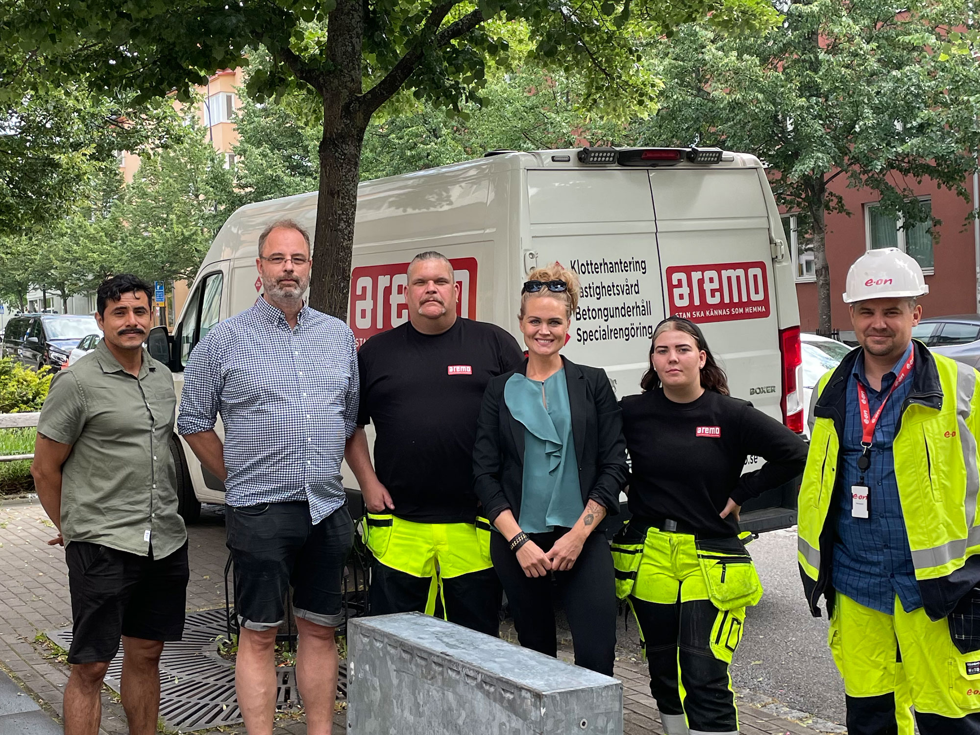 E.ON klottersanerar 2000 kabelskåp i samarbete med Tryggare Väsby