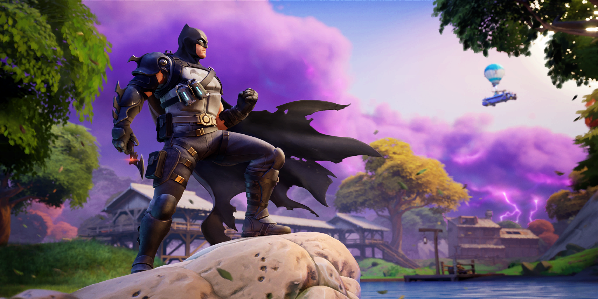 Fortnite Batman From Zero Loading Screen PNG, Pictures, Images