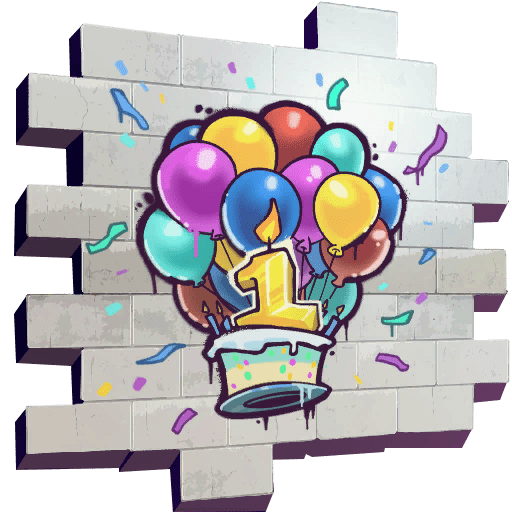 Fortnite Happy Birthday! Spray PNG, Pictures, Images