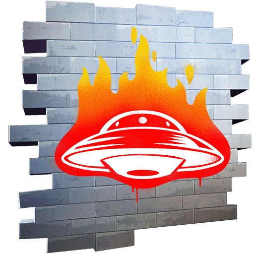 Fortnite Hot Saucers Spray PNG, Pictures, Images