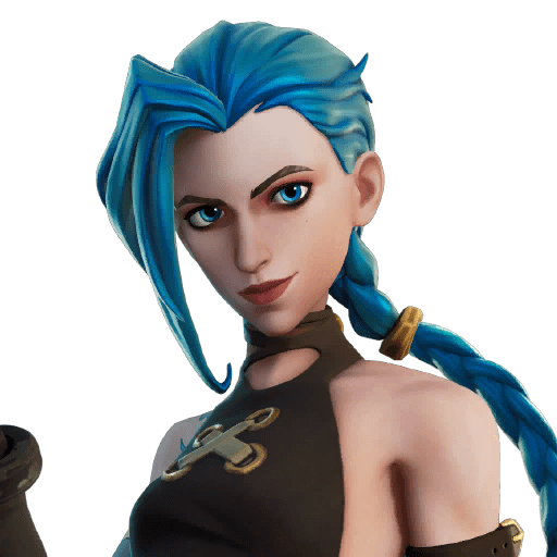Fortnite Arcane Jinx Skin PNG, Pictures, Images