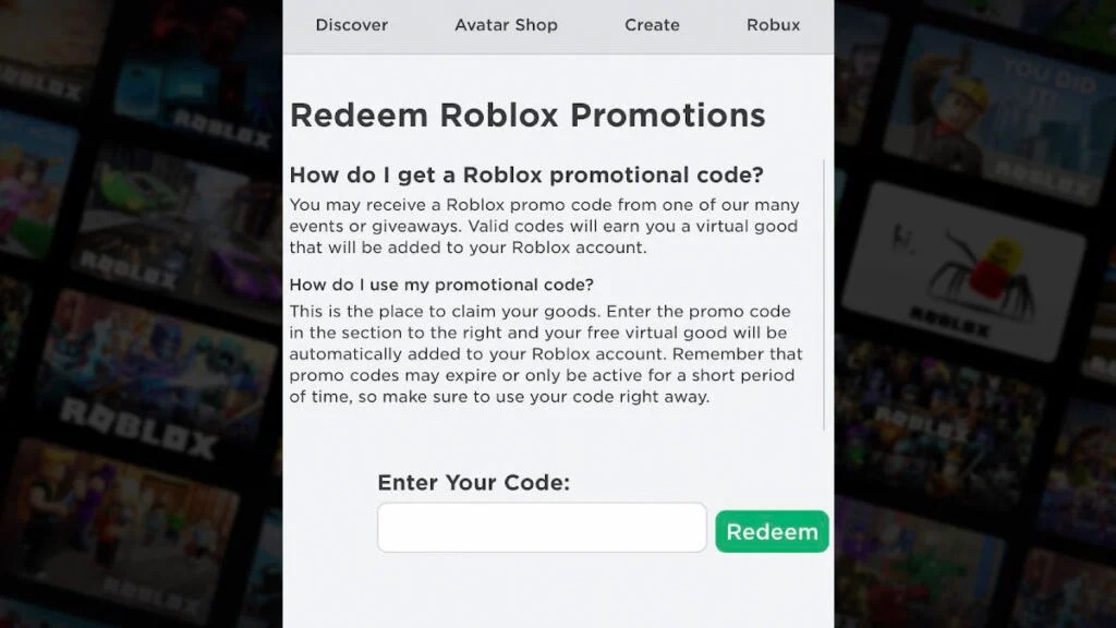 How to redeem Roblox Promo Codes on Mobile (2022) Try Hard Guides