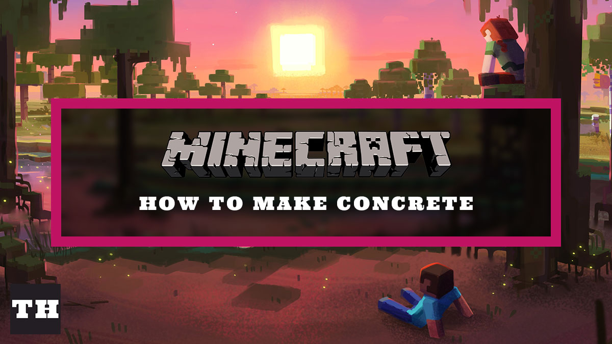 How to Make Concrete in Minecraft (1.18 Bedrock & Java) Try Hard Guides