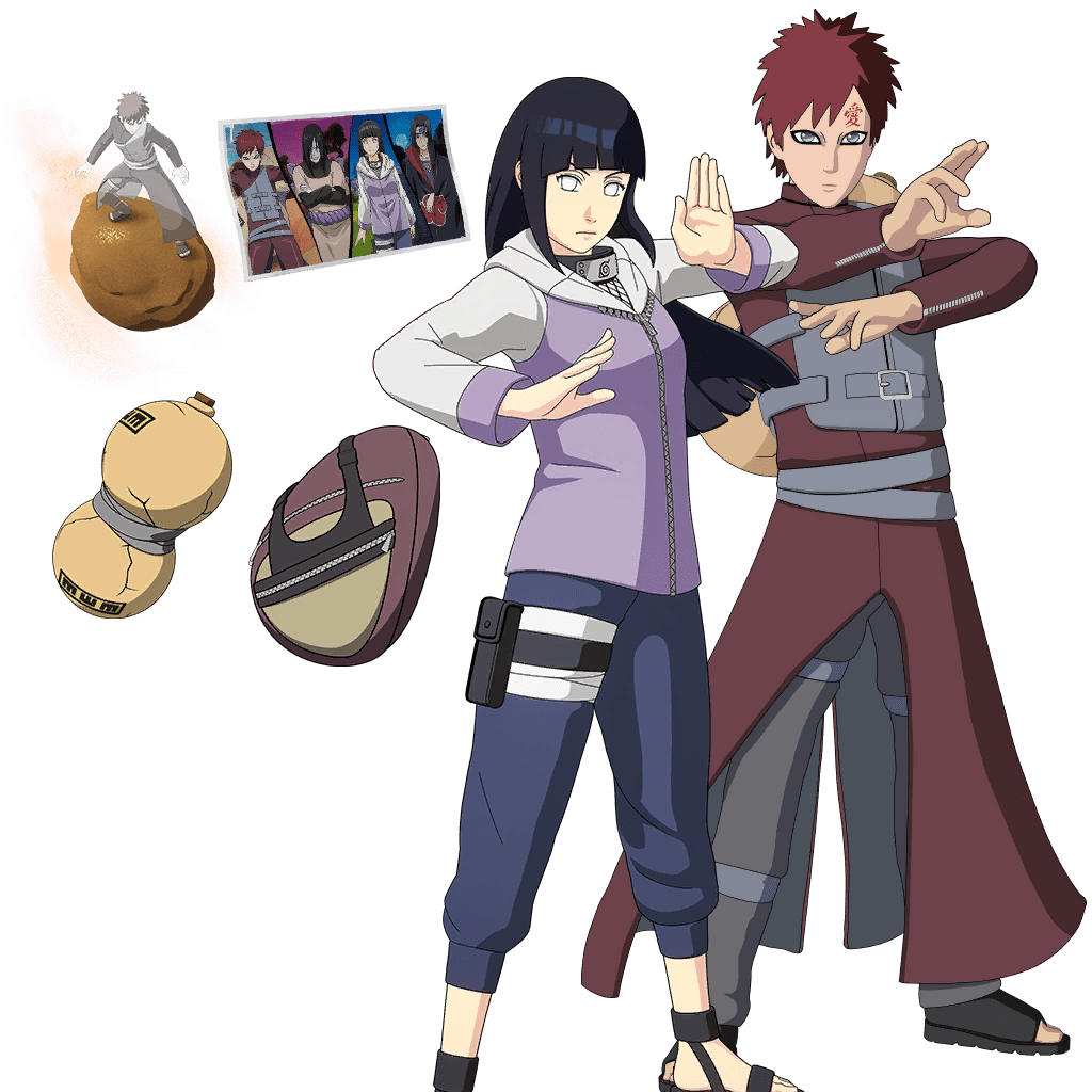 Fortnite Gaara & Hinata Item Bundle PNG, Pictures, Images