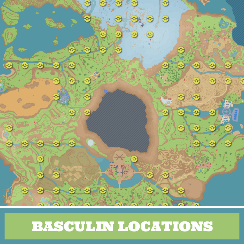 Basculin Fang Locations & Map Where to Farm in Pokemon Scarlet and Violet Try Hard Guides