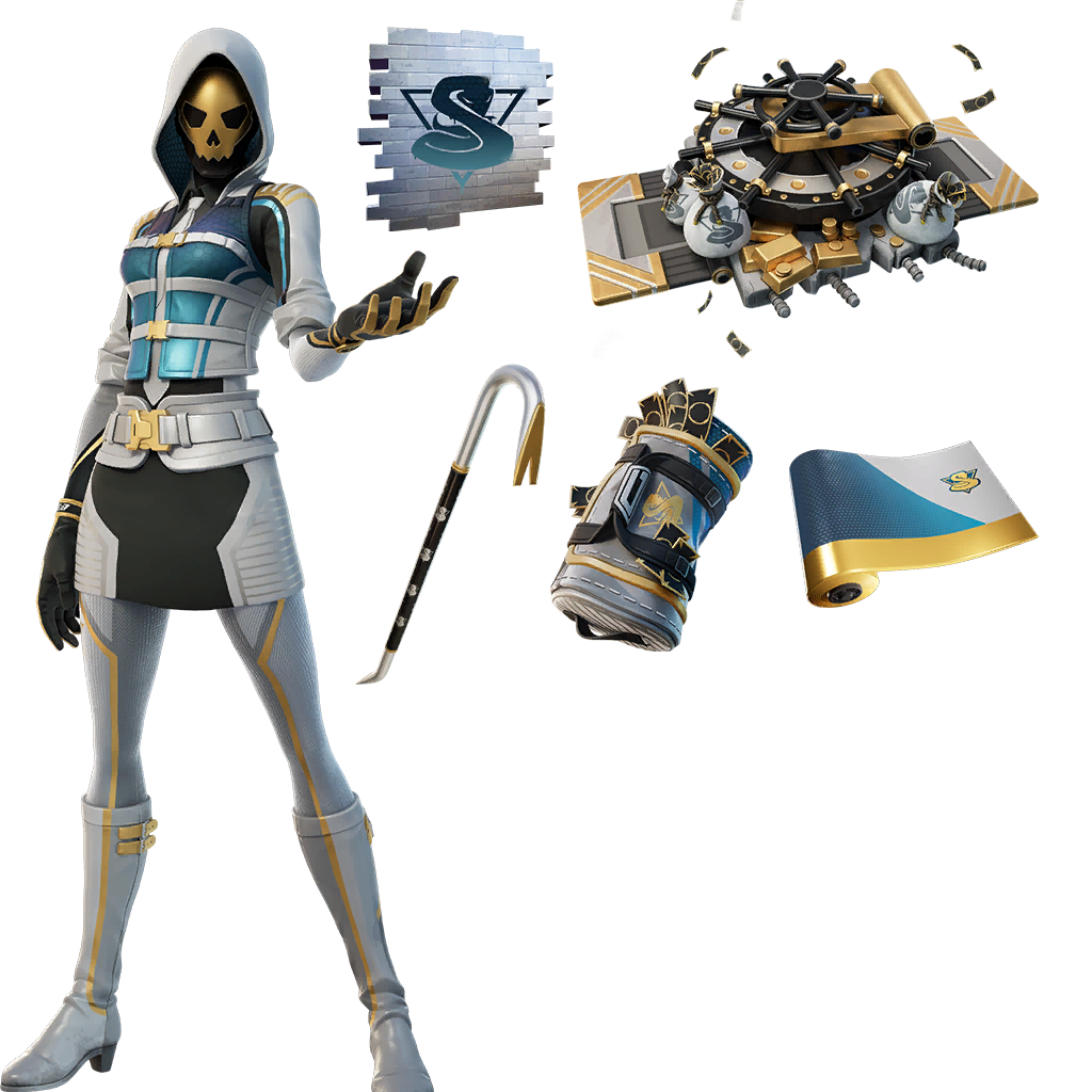 Fortnite Gold Blooded Ace Item Bundle PNG, Pictures, Images