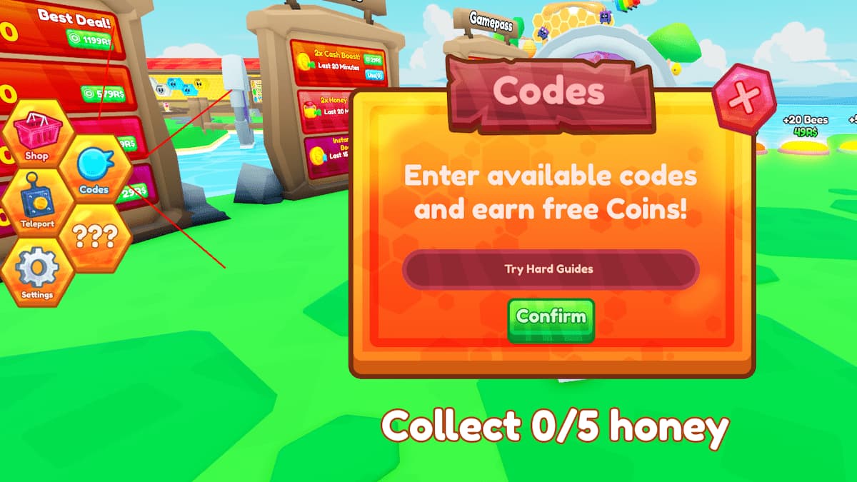 How To Redeem Codes In Bee Factory Roblox