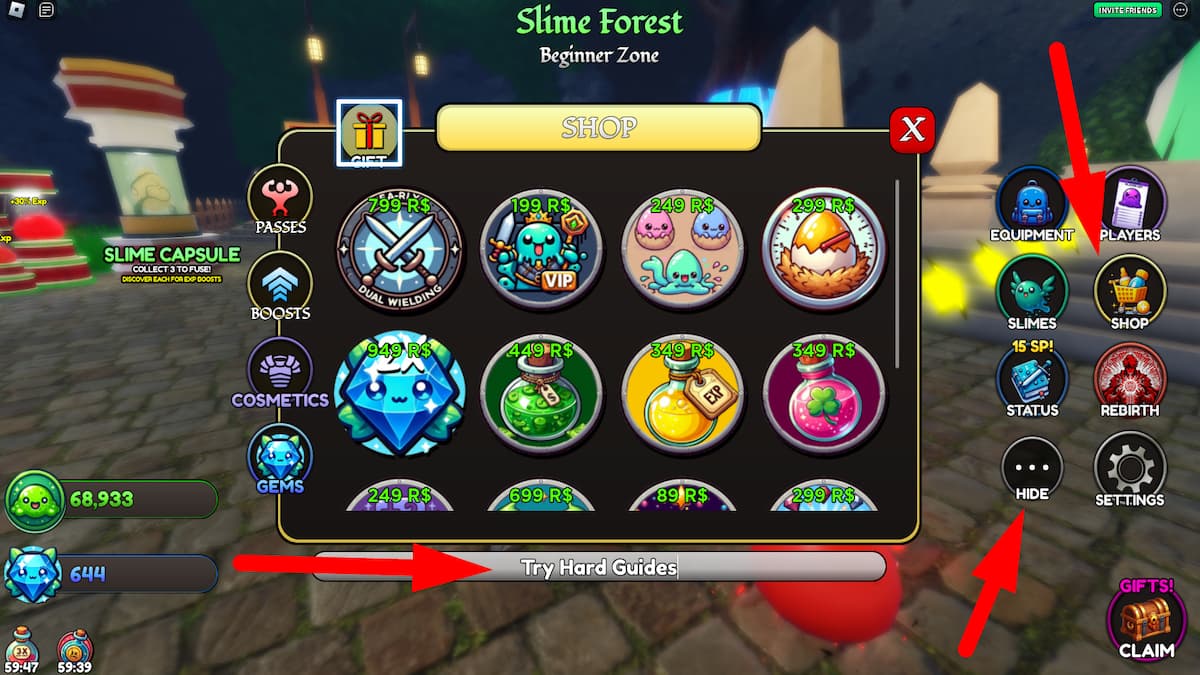 How To Redeem Codes In Slime Slaying Simulator Roblox