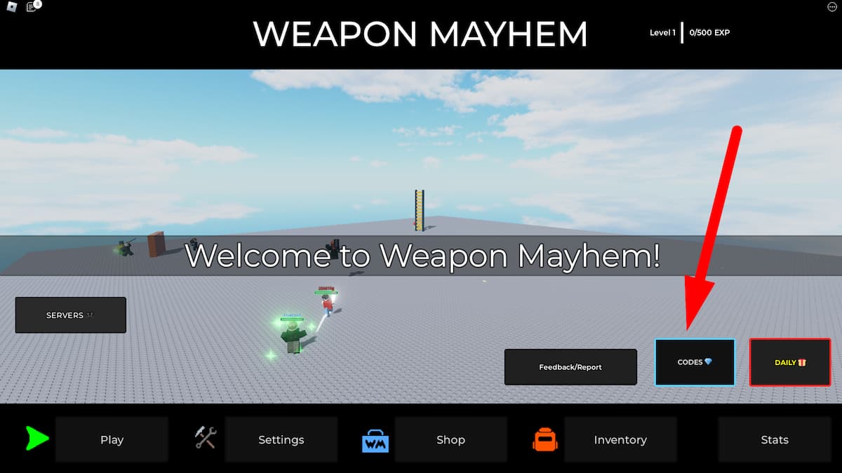 How To Redeem Codes In Weapon Mayhem Roblox