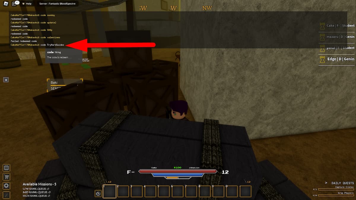 How To Redeem Codes In Wukashi Roblox