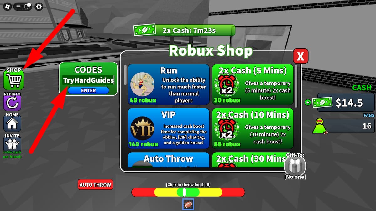 How To Redeem Codes In Create Your Own NFL Team And Prove Them Wrong Roblox
