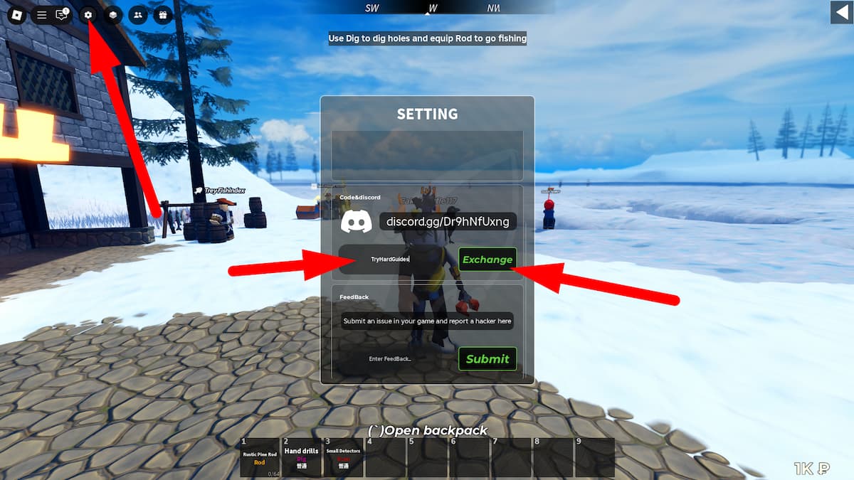 How To Redeem Codes In Icebound Detector Roblox