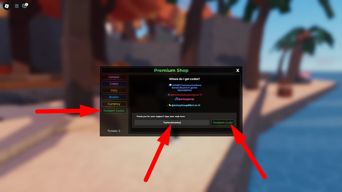 How To Redeem Codes In Aviary Roblox