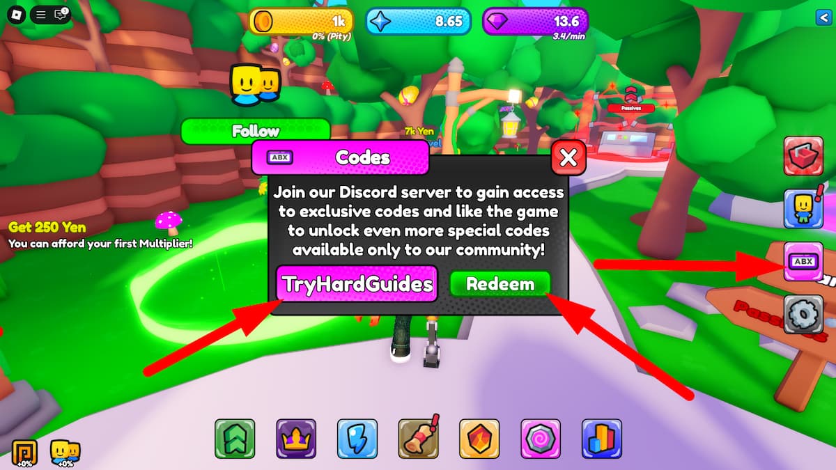 How To Redeem Codes In Button Simulator Mania 2 Roblox