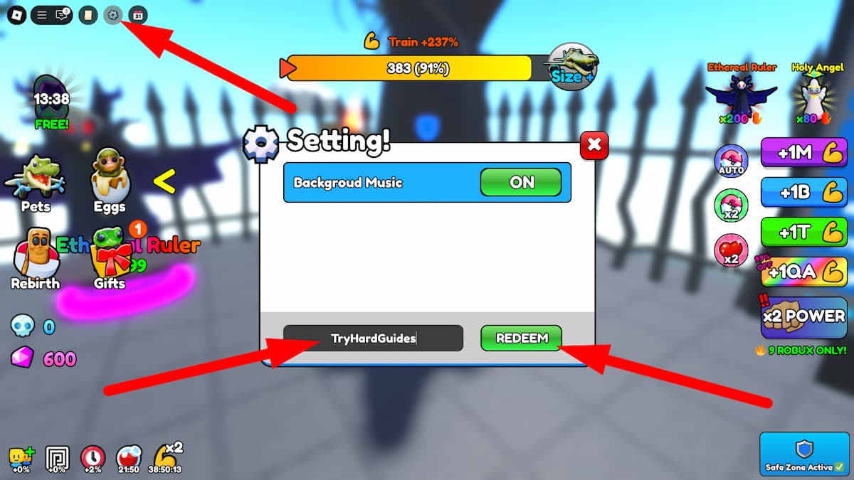 How To Redeem Codes In Brainrot Fighting Roblox