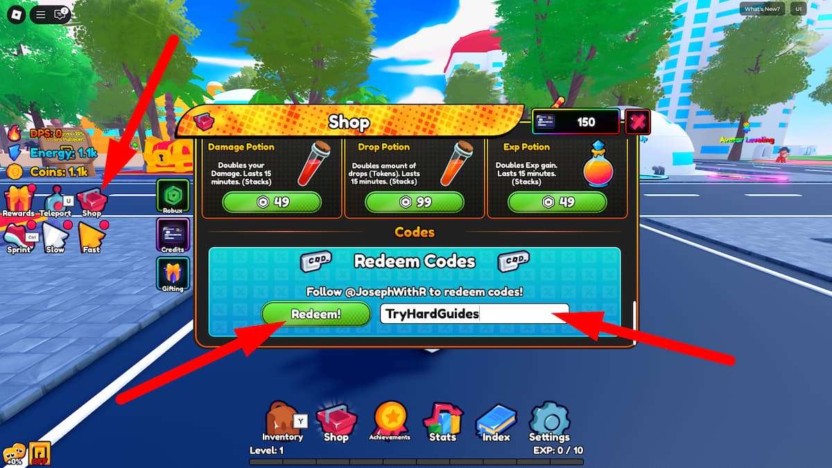 How To Redeem Codes In Anime Eternal Roblox