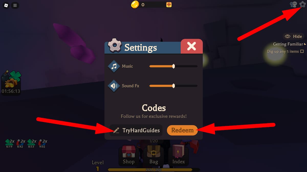 How To Redeem Codes In Break Rocks Roblox