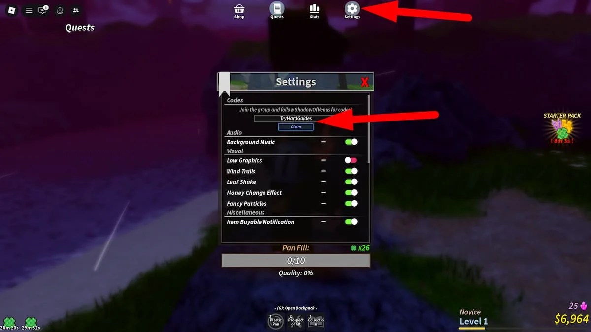 How To Redeem Codes In Prospecting Roblox
