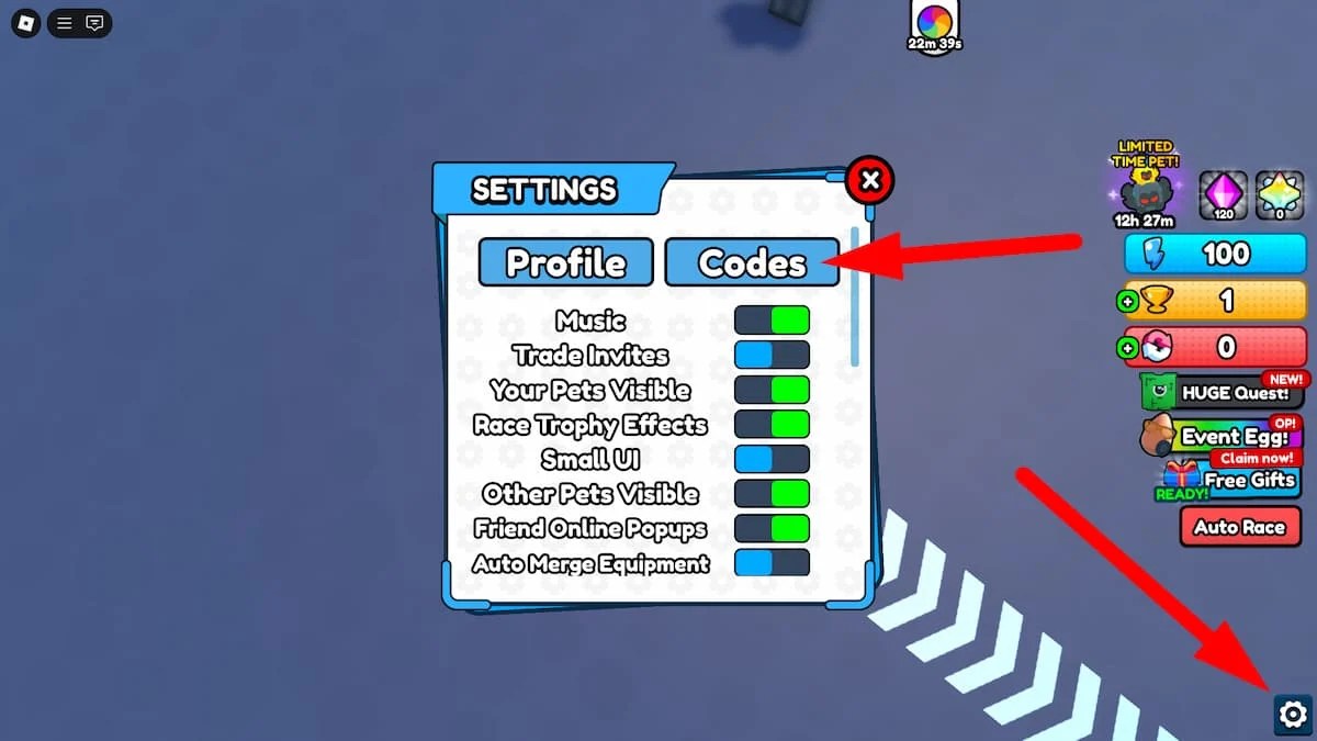 How To Redeem Codes In Fat Training Roblox