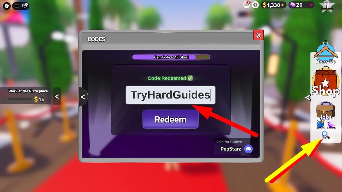 How To Redeem Codes In Pop Starz Roblox