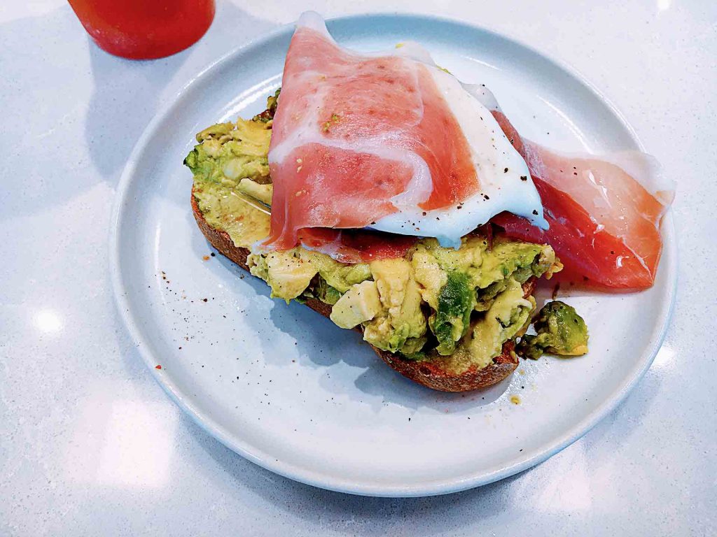 Avocado Prosciutto Toast with Runny Yolk Hidden Gems Vancouver
