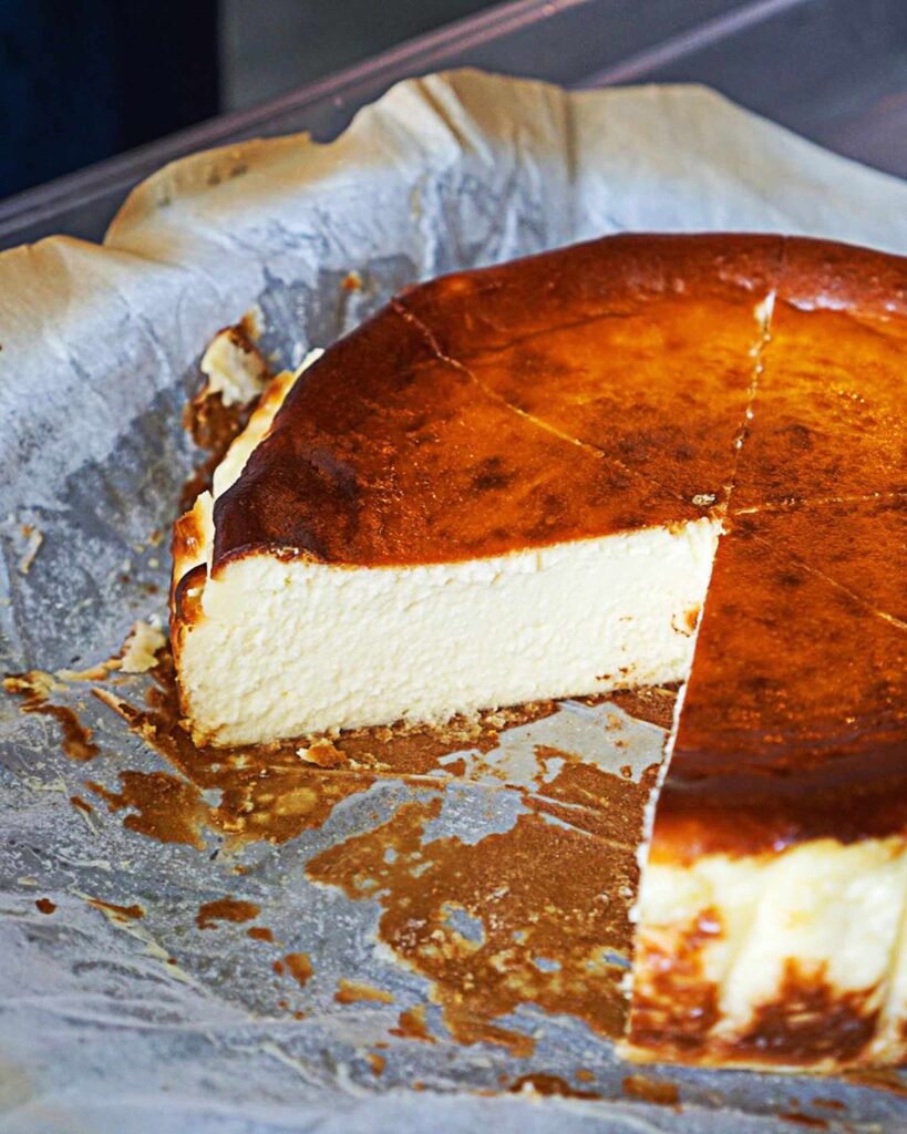 Creamy Basque Cheesecake Hidden Gems Vancouver