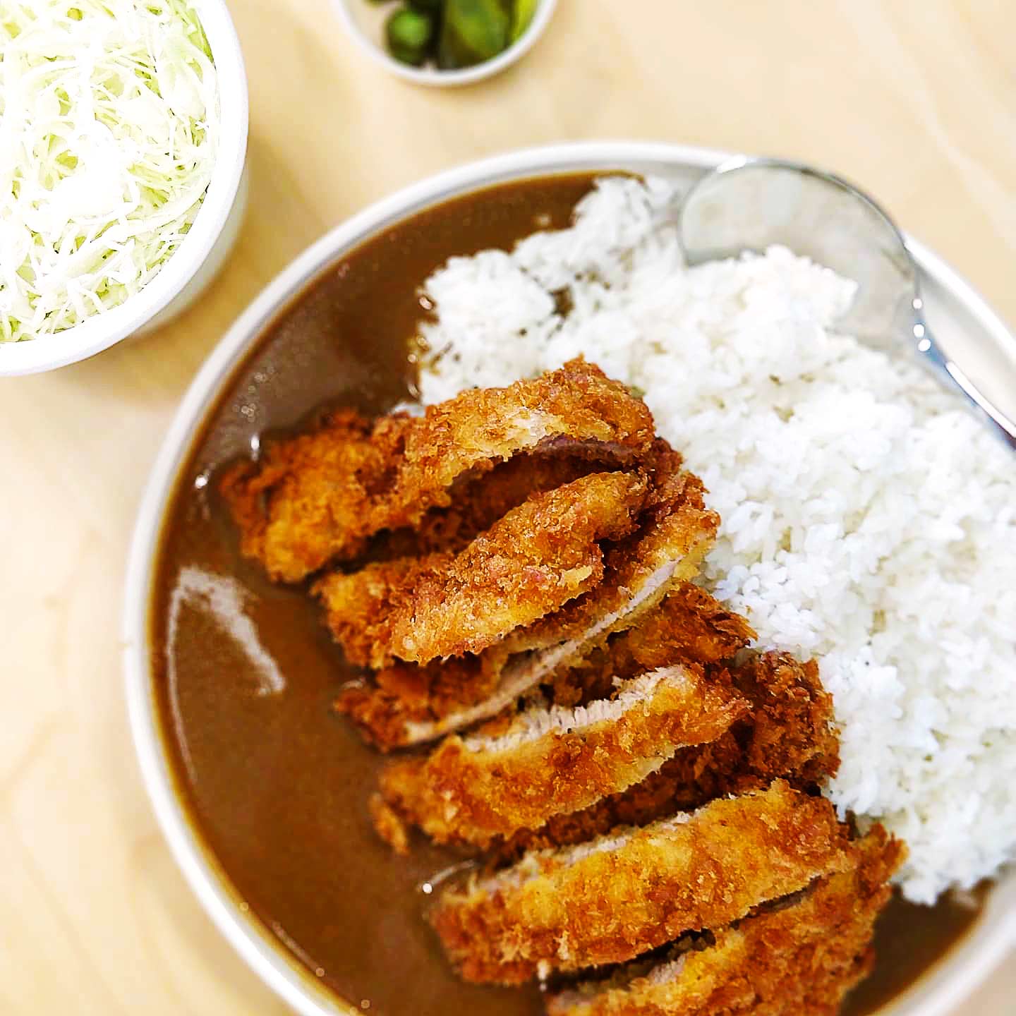 Double Crunchy Rosu Katsu and a side of curry Hidden Gems Vancouver