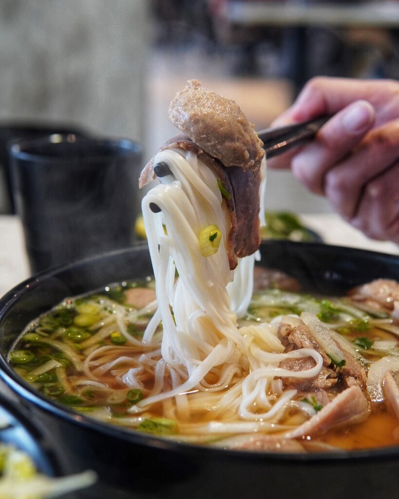 Viet Noodle with Brisket and Beef Balls Pho Man Bo Vien Hidden Gems