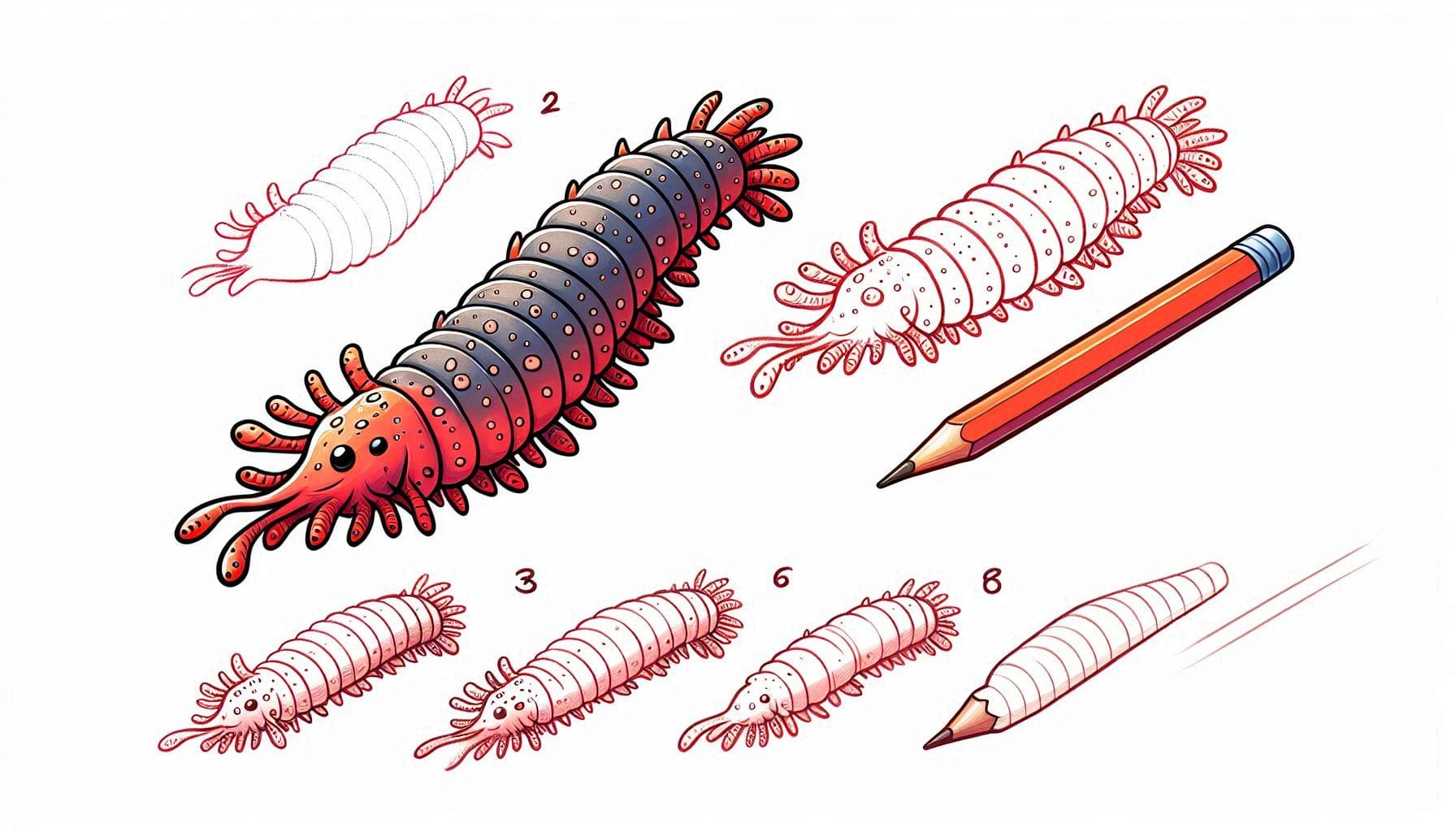 How to draw Sea Cucumber Trying drawing