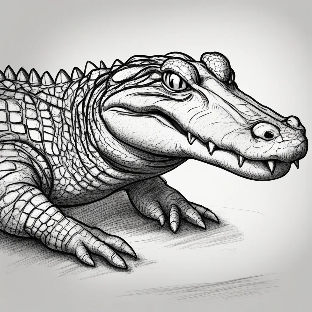 How To Draw Alligator Dive Into Artistic Exploration Trying Drawing