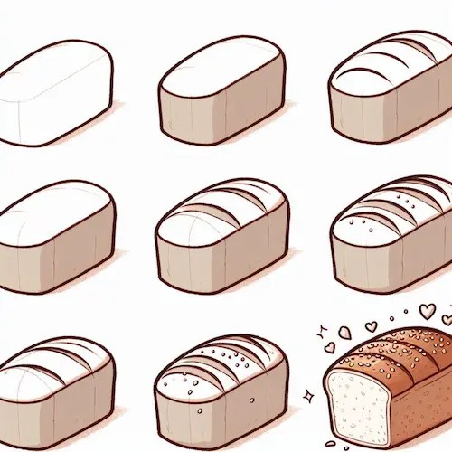 How to Draw Bread Easy Steps to Master the Art of Baking in Pencil