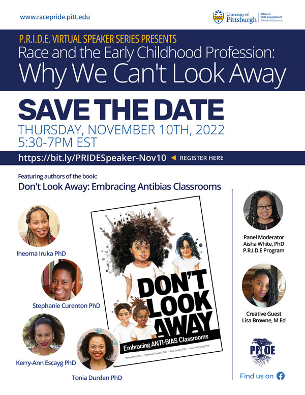 Race and the Early Childhood Profession Why We Can't Look Away — Early