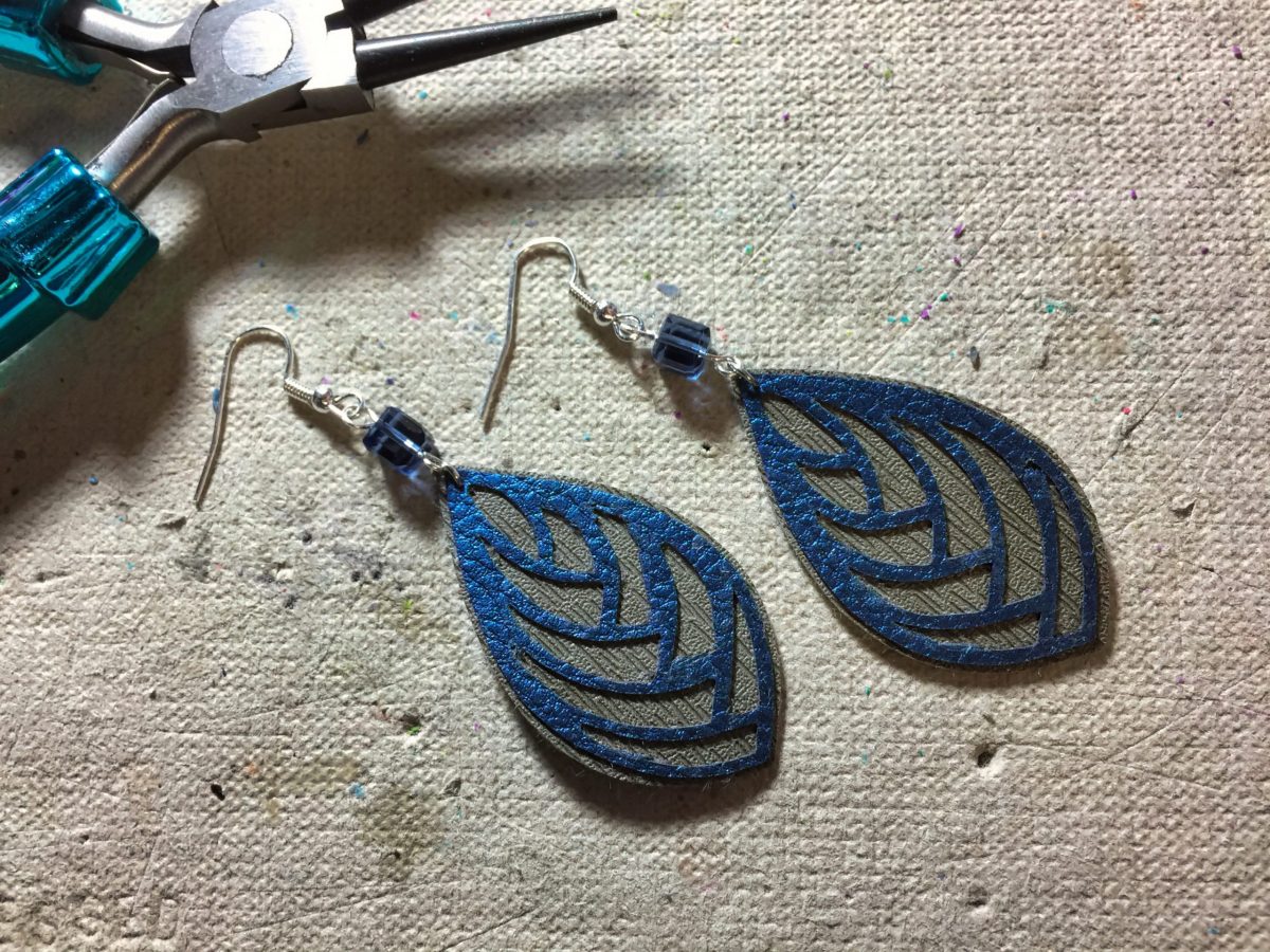 How To Make Faux Leather Earrings Try It Like It Create it