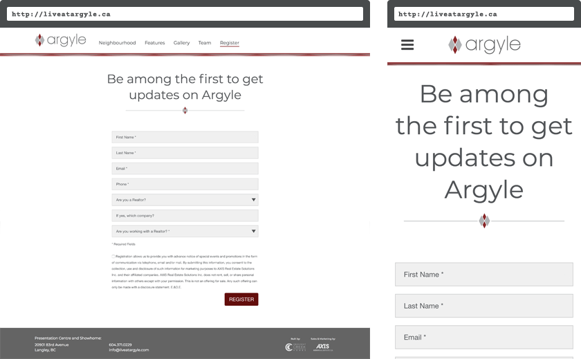 tryl.es — Argyle Townhomes