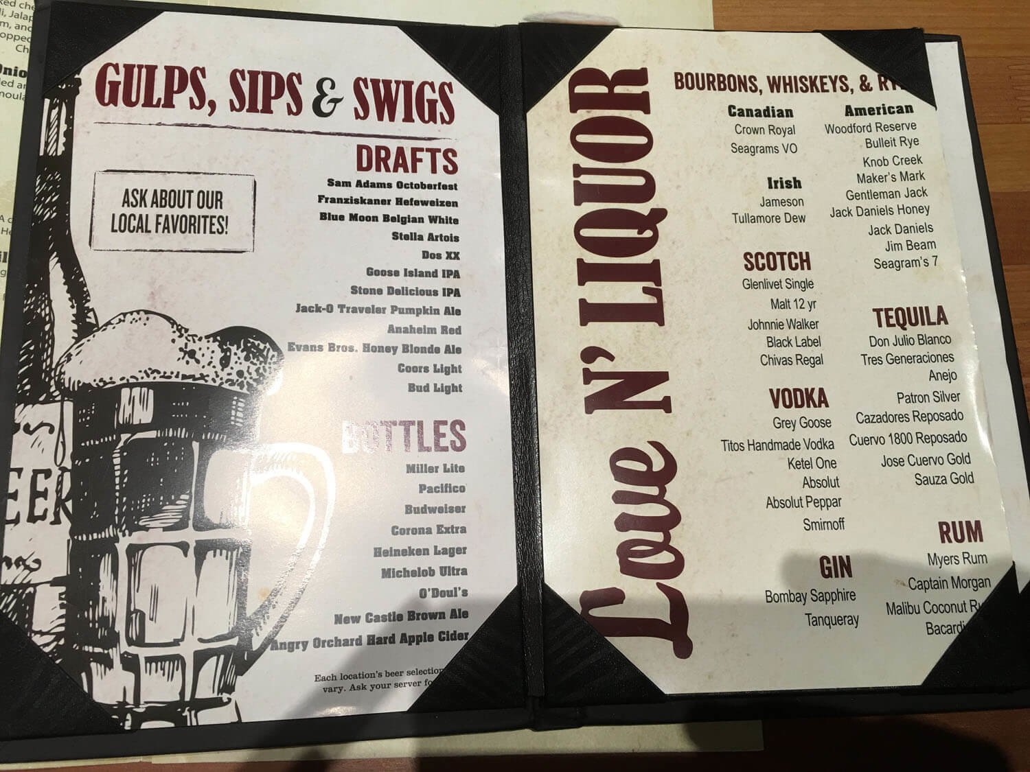 Famous Dave's Menu Prices