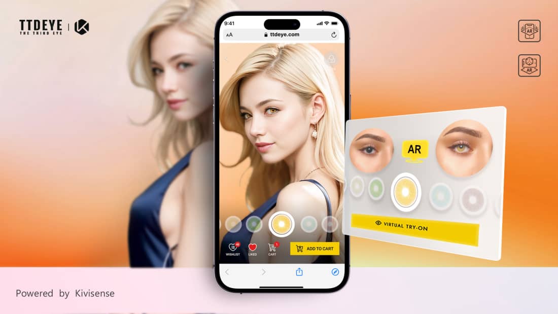TTDeye Virtual Colored Contacts TryOn 1 Million in Sales Through AR TryOn Conversions
