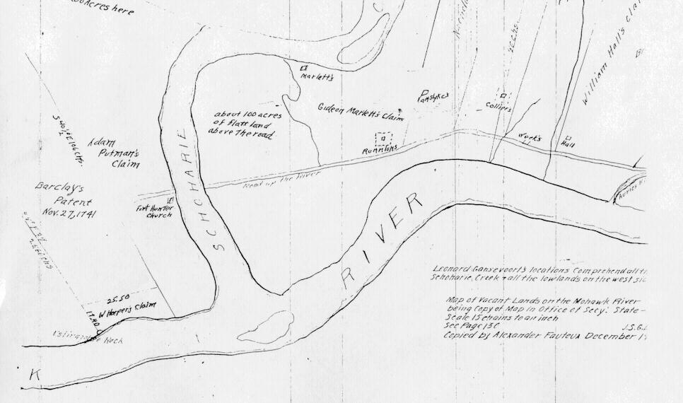 Map of Schoharie Creek