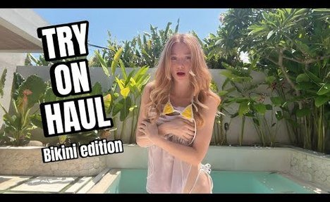 TINY MICRO thong bikini TRY ON HAUL | NEW Micro bikini Try On Haul