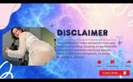 4K Transparent dress Try on Haul[Seasonal Try haul]see through lingerie